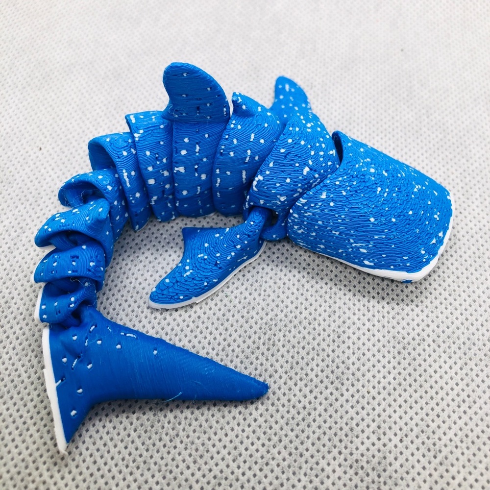 Blue Whale Tail Kids 3D toy